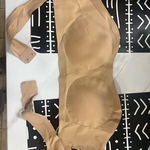Tan Shapewear strapless bra size xxl